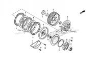 Honda - CRF110 Clutch Plates and Spring Kit - photo 2