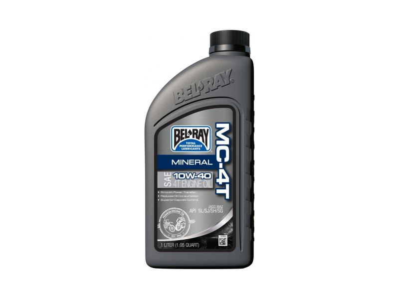 Bel-Ray M-4T Premium 4 Cycle Oil - 10W-40 - Non-Synthetic 1 Liter
