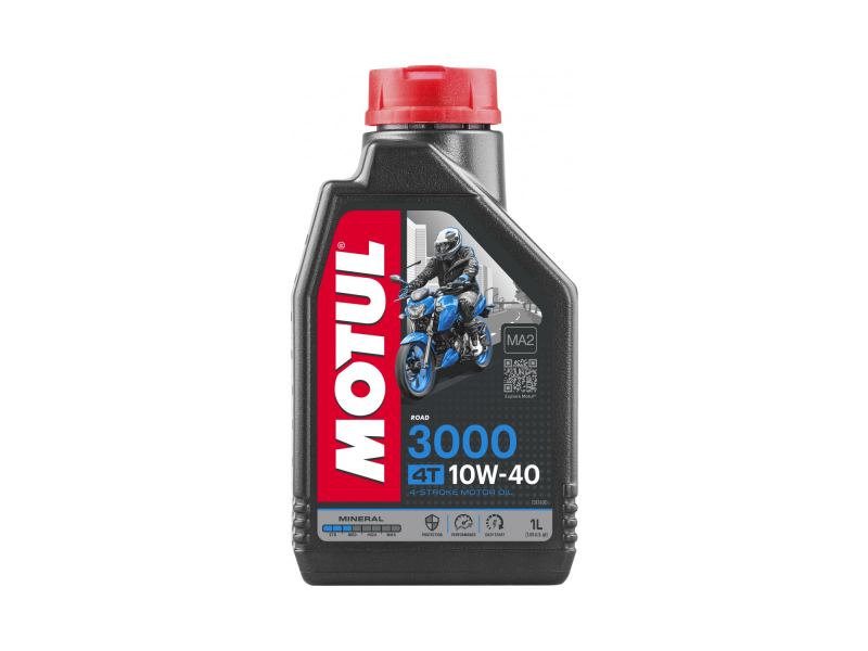 Motul 3000 Petroleum Oil - 10W-40 - Non - Synthetic 1 Liter