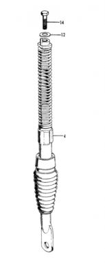 Z50 Front Fork  Upper Bolt and Washer set