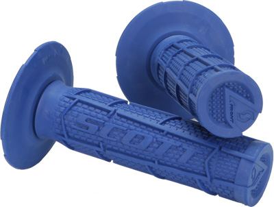 Scott - Radial Full Waffle Grips in Blue