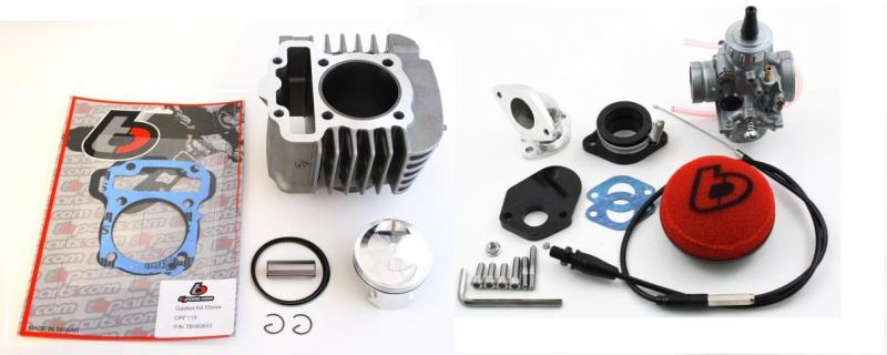 TBParts - CRF110 132cc 55mm Big Bore and Carb Kit 2013-2018