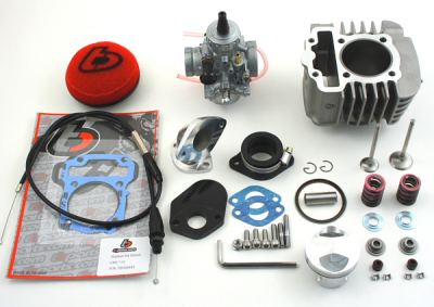 TBParts - CRF110 132cc 55mm Big Bore with Big Valve Kit and Carb Kit 2013-2018