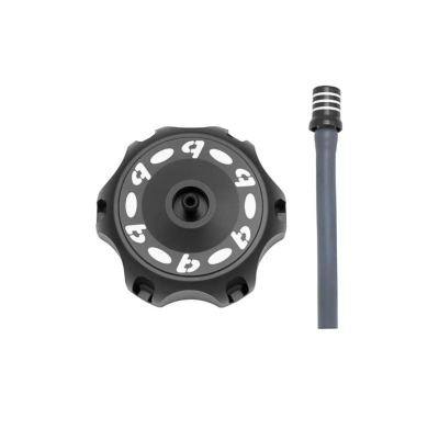 Tbparts - Aluminum CNC Black Gas Cap with Vent for KLX140 and KLX110 2010 - present