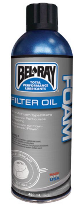BEL-RAY FOAM FILTER OIL