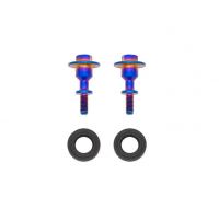 TBparts - Ti Anodized Cylinder Head Cover Bolt and Seal Kit  for CRF110 - photo 1