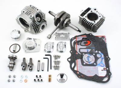.TBParts - Roller Rocker Race Head V2 108cc Big Bore Kit  Z50 CRF50 XR50 & Pit bikes
