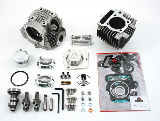 .TBParts - Roller Rocker Race Head V2 114cc Big Bore Kit  China 90cc-110cc engines