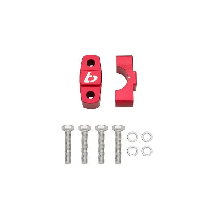 TBparts - Upper Bar Clamps Red Billet Aluminum for CRF110 CRF125