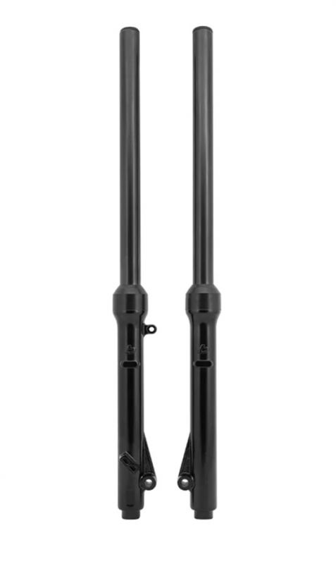 TBparts - Fork Assembly with HD Springs and Black Ti Coated Uppers for KLX110 and KLX110L