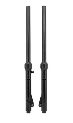 TBparts - Fork Assembly with HD Springs and Black Ti Coated Uppers for KLX110 and KLX110L