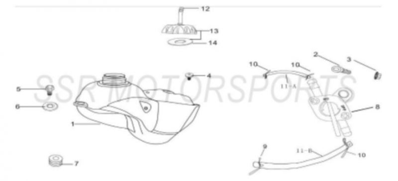 SSR - Fuel Tank Part Number 1 for 160/170 TX