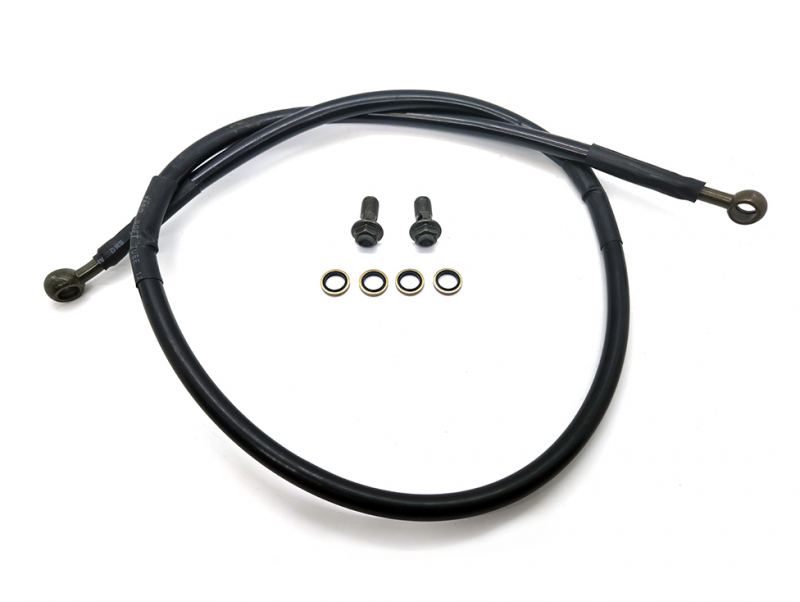 Piranha - P140RE Black Front Steel Brake Line