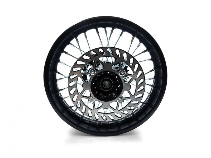 Pit Bike 12" Rear wheel  Black Hub