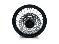 Pit Bike 12" Rear wheel  Black Hub - photo 1