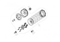 Daytona Anima 150 and 190 4V O.E.M. Clutch #3 Small Gear For Clutch Basket 13T - photo 3