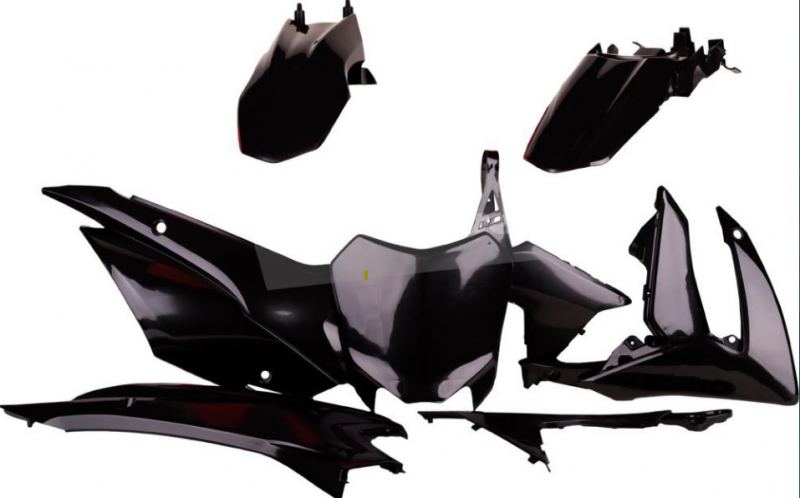 TRC - CRF110 Plastics Set in Black  2013-2018