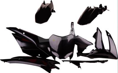 TRC - CRF110 Plastics Set in Black  2013-2018