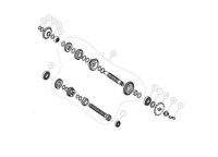 Daytona Anima 150 and 190 4V O.E.M. Gearbox #9 Retainer Ring - photo 2