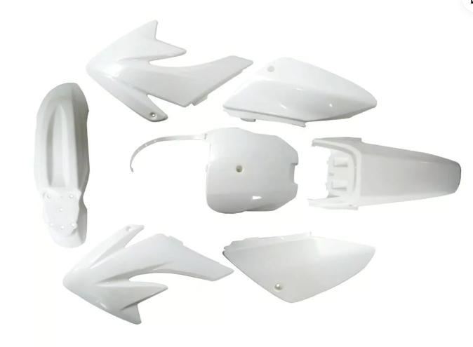 CRF70 & Pitbike  Plastics kit  White
