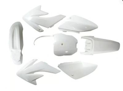 CRF70 & Pitbike  Plastics kit  White