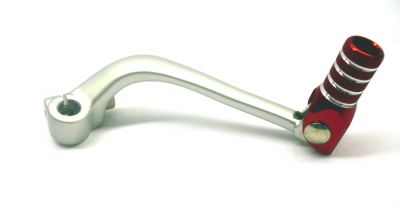 TBParts - Forged Aluminum Gear Shifter with folding tip Red  - CRF110 - TT-R110 - PITBIKES