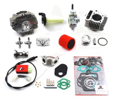 TBparts - Race Head, 88cc Big Bore and 20mm Carb Kit for Motoped 49cc