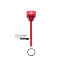 TBparts - Billet Dipstick in Red for KLX140