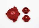 .TBParts - Billet Cover set Red DRZ110 KLX110 Z125 .TBParts - Billet Cover set Red DRZ110 KLX110 Z1251