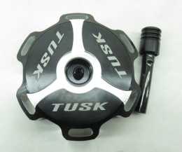 Tusk Billet Aluminum Gas Cap in Black- Machined1