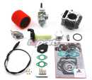 TB Parts - 88cc Big Bore Kit 52mm and 20mm Carb Kit with Throttle for Motoped