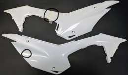 Blowout - Side Number Plates in White for CRF110 2013-20181