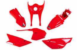 UFO - Complete Plastic Kit for KLX110 2010-Present in Red1