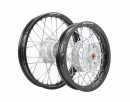 TBParts - Complete Wheel Assembly Set with Aluminum Rims and HD Spokes for KLX110 KLX110L DRZ110