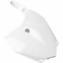 UFO - Front Number Plate in White for KLX 110 2010-Present