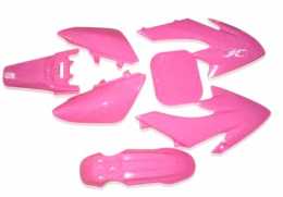 Pit bike and CRF50 Plastic set - Pink1