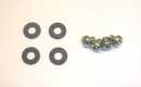 TBParts - Exhaust Cover Screw Set with Insulated Washers for Z50 K0-K1