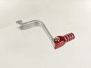 TBParts - Shifter in Red for Z125 and KLX110 05 and Up <br> - 1in shorter than stock