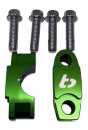 TBparts - Upper Bar Clamps Green Billet Aluminum for KLX110 KLX140 TBparts - Upper Bar Clamps Green Billet Aluminum for KLX110 KLX1401