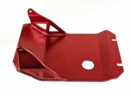 Kinetic MX - Skid Plate in RED for KLX/DRZ 1101