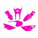 UFO - Complete Plastics Kit for KLX110 2010-Present in Flo-Pink UFO - Complete Plastics Kit for KLX110 2010-Present in Flo-Pink1