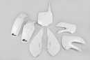 UFO - Complete Plastic Kit in white for KLX110 02-09