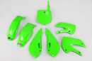 UFO - Complete Plastic Kit in Green for KLX110 02-09