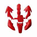 Pit bike and CRF50 Plastic set - RED1