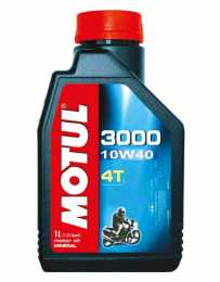 Motul 3000 Petroleum Oil - 10W-40 - Non - Synthetic 1 Liter